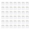 36pcs hair clip claw clip grip nonslip claw clamps girls miniature claw hair slides small hair clamps acrylic hair claw kids jaw clip hair barrettes modeling Miss abs ponytail view 1