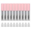 10pcs Empty Mascara Tube, Transparent Reusable Plastic Refillable Eyelash Tube for Home and Travel view 1