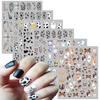 6 Sheets Cow Print Nail Stickers and 8 Sheets Butterfly Nail Stickers view 2