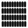 100pcs Headband Rubber End Caps Hair Hoop Replacement Cap Cover Hair Band Tube Caps Screw Thread Protectors Safety Cover for DIY Accessories 5MM view 1