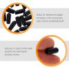 100pcs Headband Rubber End Caps Hair Hoop Replacement Cap Cover Hair Band Tube Caps Screw Thread Protectors Safety Cover for DIY Accessories 5MM view 4