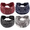 AOPRIE Knotted Headbands - Wide Plain Bandana Hair Bands, 4-Pack Soft Turban Style for Women view 1