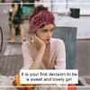 AOPRIE Knotted Headbands - Wide Plain Bandana Hair Bands, 4-Pack Soft Turban Style for Women view 4