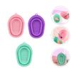 3pcs Makeup Brush Cleaning Pad Brush Rinsing Pad Makeup Tool Cleaner Brush Cleaning Mats Brush Clean Cushion Makeup Brush Cleaning Mat Cosmetics Brush Scrubber Brush Cleaner view 3