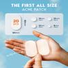 LitBear Large Acne Pimple Patches, 5 Sizes 80 Patches for Large Breakouts, Acne Patches for Face, Chin or Body, Acne Spot Patch with Tea Tree & Calendula Oil, Hydrocolloid Bandages for Acne Skin view 2