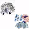 30 Sheets Black Nail Stickers and 24 Sheets Blue Nail Stickers view 1