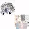 30 Sheets Black Nail Stickers and 18 Sheets Colorful Nail Stickers view 1