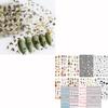 30 Sheets Gold Nail Stickers and 18 Sheets Colorful Nail Stickers view 1