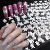 6 Sheets Silver Nail Stickers and 8 Sheets Gold Nail Stickers view 2