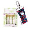 Nature's Silk Lip Balm, Organic (4-pack with Pomegranates Keychain) view 1