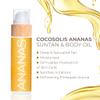 COCOSOLIS ANANAS Tanning Bed Lotion Accelerator - Organic Tanning Lotion with vitamin E & Pineapple Scent | Tanning Oil Enhancer For a Rich Chocolate Tan - Nourishing Body Lotion (3.72 fl oz) view 3
