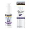 Neutrogena Ultra Sheer Face Sunscreen with Vitamin E & SPF 60, Sunscreen for Face with Broad Spectrum UVA/UVB Protection, Fragrance-Free, Oxybenzone-Free, Water-Resistant (80 minutes), 1.7 Fl Oz view 1