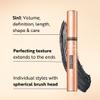 M. Asam MAGIC FINISH 5in1 Hybrid Mascara Deep Black - Mascara for volume, lengthening, definition, care & optimal shape, eye make-up with nourishing argan oil & carnauba wax, 0.27 Fl Oz view 2