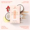 The Luxe Peach Hair Removal Wax Strips, 40 count - Vegan Wax Strips for Body & Face with Coconut & Rosehip Oils - Bikini Wax Strips - Long Lasting Results for Men, Women, and Teens view 4