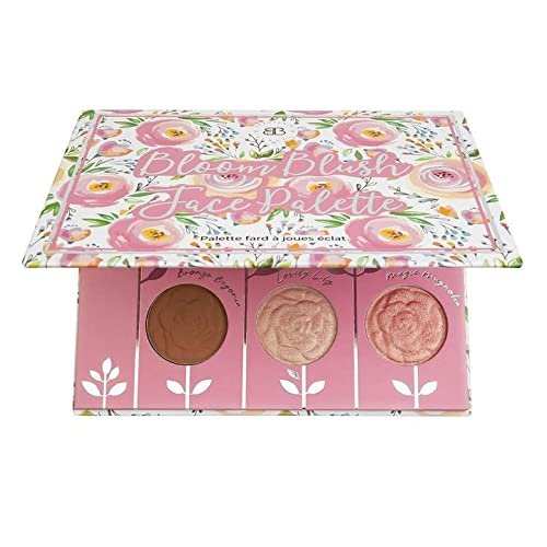 Beautaniq Beauty- Bloom Blush Palette- Blush, Highlight, Contour