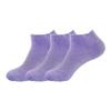 BambooMN Women's Super Soft Aloe Infused Fuzzy Nylon Spa Socks - Size 9-12 - Lavender Purple - 3 Pairs view 1