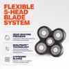 Freebird FlexSeries Official Blade 1 Pack Refills - No Irritation, Razor Bumps or Ingrown Hairs, Ultra-Sharp, Durable, ScalpSafe Design, QuickSnap Install, for 50 Shaves, Compatible with FlexSeries view 4