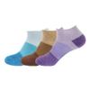 BambooMN Women's X-Large Fuzzy Soft Aloe Infused Nylon Spa Socks, Assortment F, 3 Pairs view 1