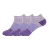 BambooMN Women's Super Soft Aloe Infused Fuzzy Nylon Spa Socks - Size 9-12 - Purple - 3 Pairs view 1