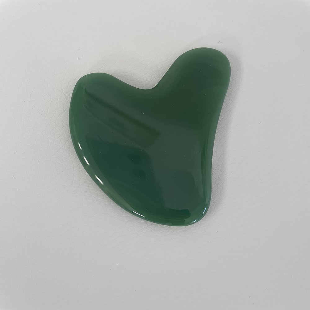 Bodelevy Jade Gua Sha Stone  Handmade  Facial Lifting Tool