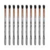 10 pcs MARBLE LONG HANDLE LASH WASH CLEANSER BRUSHES (soft bristles unlike most bulk brushes) view 1