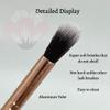 10 pcs MARBLE LONG HANDLE LASH WASH CLEANSER BRUSHES (soft bristles unlike most bulk brushes) view 3