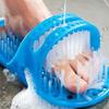 1pc 28cmx14cmx10cm Plastic Bath Shoe Shower Brush Massager Slippers Bath Shoes Brush for Feet Pumice Stone Foot Scrubber Brushes view 1