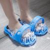 1pc 28cmx14cmx10cm Plastic Bath Shoe Shower Brush Massager Slippers Bath Shoes Brush for Feet Pumice Stone Foot Scrubber Brushes view 2