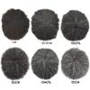 Afro Curly Mens Toupee Full Swiss Lace African American Wigs All Transparent Lace Hairpiece Replacement Kinky Curly Human Hair System for Black Men 8 "x 10"SINGA HAIR (8mm Afro Wavy, 1B# Natural Black) view 4