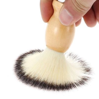 AKOAK 1 Pack Shaving Brushes, Wooden Handle Shaving Brush for Men, Professional Salon Tools, Perfect for Father's Day Gifts