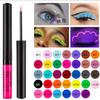 BestLand 12 Colors Matte Liquid Eyeliner Set Colorful UV Neon Eyeliner Pencil Pigmented Waterproof Smudgeproof Long Lasting Eye Liner Xmas Christmas Festival Makeup Gift Kit for Women (Set C) view 2