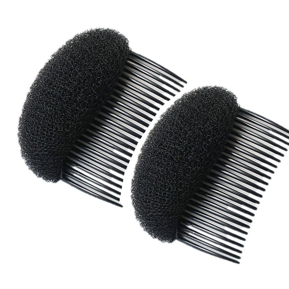 ALIQI Two sets of new hair accessories, women's hairpins, women's hairpins, hairpins, knitting tools, hair combs (Black)
