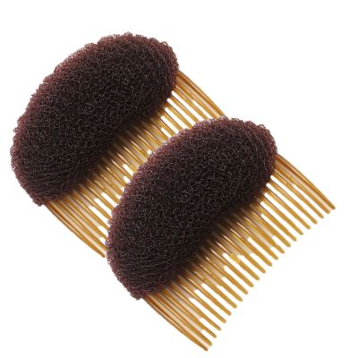 ALIQI Two sets of new hair accessories, women's hairpins, women's hairpins, hairpins, knitting tools, hair combs (Brown)