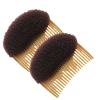ALIQI Two sets of new hair accessories, women's hairpins, women's hairpins, hairpins, knitting tools, hair combs (Brown) view 1