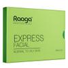 Raaga Professional Express Single Use Facial Kit | For Oily & Acne-Prone Skin | 6-Step Skincare Set At Home | Cleanser, Scrub, Toner, Massage Gel, Face Mask & Sunscreen | 35g/1.23 Oz view 1