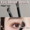 AKOAK Eye Shadow Brush Set, 3 Pcs Professional Eye Makeup Brushes, Eye Blend Brush, Perfect for Eyeshadow, Eyeliner, Eyebrow, Concealer, Blend, Super Soft travel Makeup Brush view 3