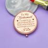 Bridesmaids Gifts from Bride Wedding Gift for Best Friends Sister Rose Gold Compact Mirror Thank You Gift for Bridesmaids Wedding Engagement Gifts Bridal Shower Gifts Bachelorette Bridal Party Gifts view 4