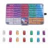 170Pcs Hair Dreadlocks Beads Hair Jewelry Hair Braiding Tool Hair Pendants Decoration Colors Exquisite Patterns Trendy Parties Weddings Home Girls view 1