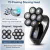 7D Electric Razor for Men, 5 in 1 Head Shavers for Bald Men, Electric Rotary Shaver Waterproof Grooming Kit Cordless Bald Head Shaver LED Display view 3