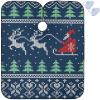 visesunny Christmas Pattern Barber Cape Hair Salon Haircut Gown Hair Cutting Apron with Adjustable Closure Beard Shaving Bib view 1
