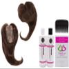 ADD-ON PART Human Hair/HF Synthetic Blend Topper by Envy, 5PC Bundle: Topper, 4oz Mara Ray Luxury Shampoo & Conditioner, Wide Tooth Comb, and 19 Page Belle of Hope Guide (Light Blonde) view 2