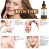 Caffeine Eye Serum, Eye Serum Anti Aging Wrinkles Effectively Fades Dark Circles, Eye Bags, Helping to Minimize Wrinkles and Fine Lines, Eliminate Puffiness, with EGCG, Vitamin C Under Eye Serum 30ml view 3