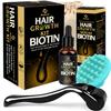 KIRUBRET Hair Growth Kit, Biotin Hair Growth Oil Serum, Hair Scalp Massager Helps absorb Hair Growth Oil Serum view 1