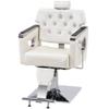 BarberPub Barber Chair Reclining Salon Chair for Hair Stylist, Antique Hair Spa Salon Styling Beauty Equipment 8132(Champagne) view 1
