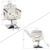 BarberPub Barber Chair Reclining Salon Chair for Hair Stylist, Antique Hair Spa Salon Styling Beauty Equipment 8132(Champagne) view 3