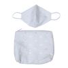 ANATHA LACE POUCH WITH FACE MASK, WITH ZIPPER AND LINING, COLOUR : WHITE view 1