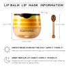 2 PCS Honey Lip Balm Pot, Strawberry & Honey Lip Mask, Reduces Lines, Hydrate & Moisturizing Skin Care, Prevention Dry Cracked Lips Repair Treatment view 2
