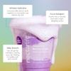 Bath Soak, Salt Bath, Bubble Bath, Natural Detox Foaming Body Soak, Foot Soak, Vegan Body Skin Care, 9 oz. (Lavender) view 2