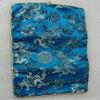 Only My Live Home Jade Handcraft Travel Jewelry Roll Bag 3 Zipper Folding Storage Pouches Silk Brocade Cosmetic Makeup Packaging Clutch Purse Gift (lake blue) view 2