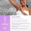 Spa Sciences Ziva Lady Shaver - Advanced Wet & Dry Trimmer - Non-Irritating Shave - for Sensitive Skin - USB Rechargeable - All Skin Types view 3